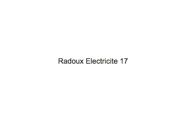 Radoux Electricite 17 Electricité